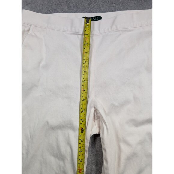 Lauren Ralph Lauren Pants Womens Size 12 Pink Minimalist Trousers Career Mature - Picture 10 of 11